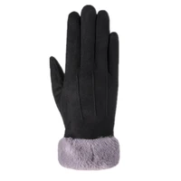 winter thermal gloves women windproof warm cashmere mittens winter gloves wrist womens defense cold touch screen driving gloves