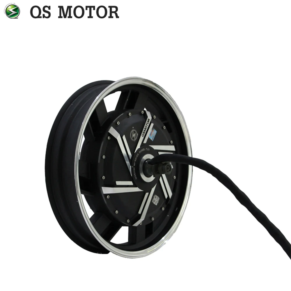 QSMOTOR 17 дюймов 6000 Вт 273 45H V2 бесщеточный DC Электрический скутер Мотор для мотоцикла
