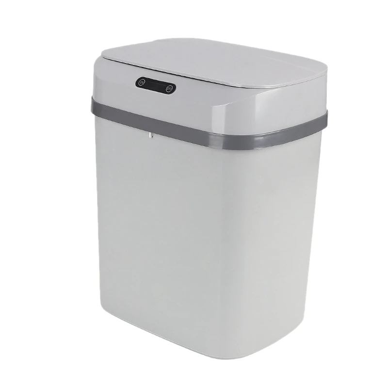 

Электронная умная мусорная корзина, Индукционная Бытовая мусорная корзина, перезаряжаемая прямоугольная мусорная корзина для кухни/ванно...