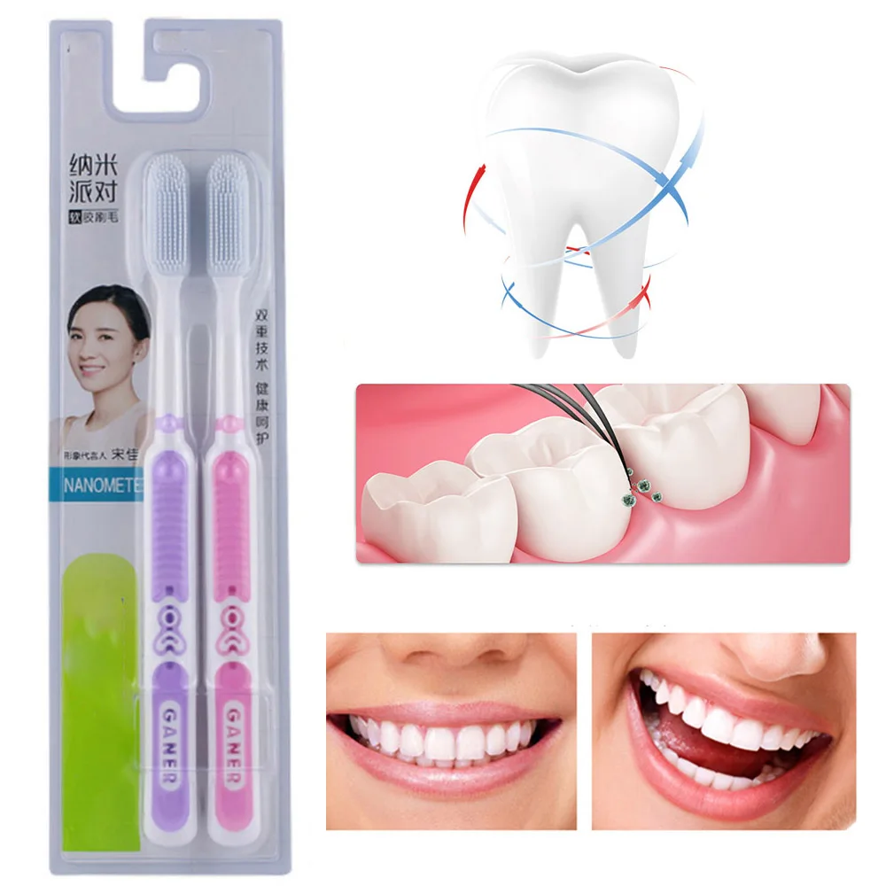 2 шт. Мягкие Силиконовые Зубные щётки|Зубные щетки| |