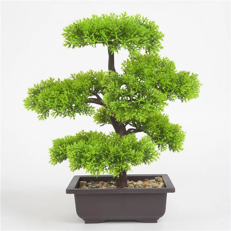 

Artificial Plants Bonsai Pine Tree Pot Plants Fake Flowers Potted Ornaments For Home Decoration Hotel Garden Decor