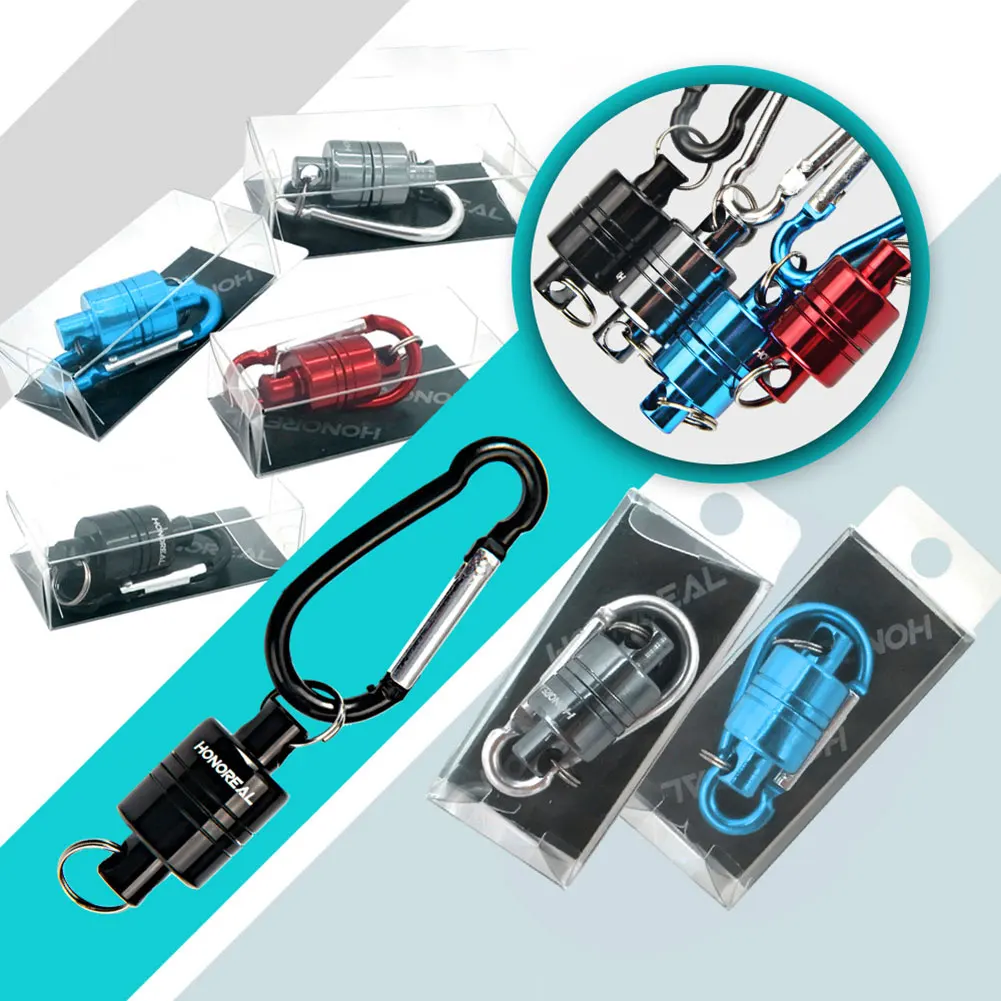 

Strong Magnetic Carabiner Portable Outdoor Fishing Mountaineering Release Lanyard Strong Train Release Buckle Tool Hook Fishing