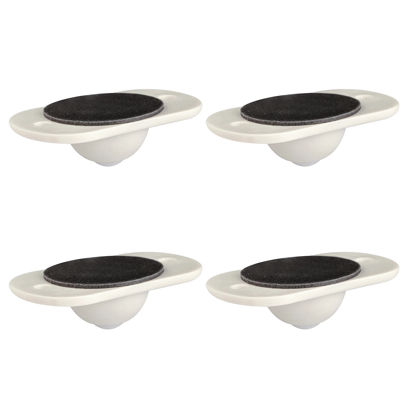 

4pcs Storage Box Pulley Self-adhesive Wheels Swivel Casters Universal Furniture Wheel Directional Roller For Container