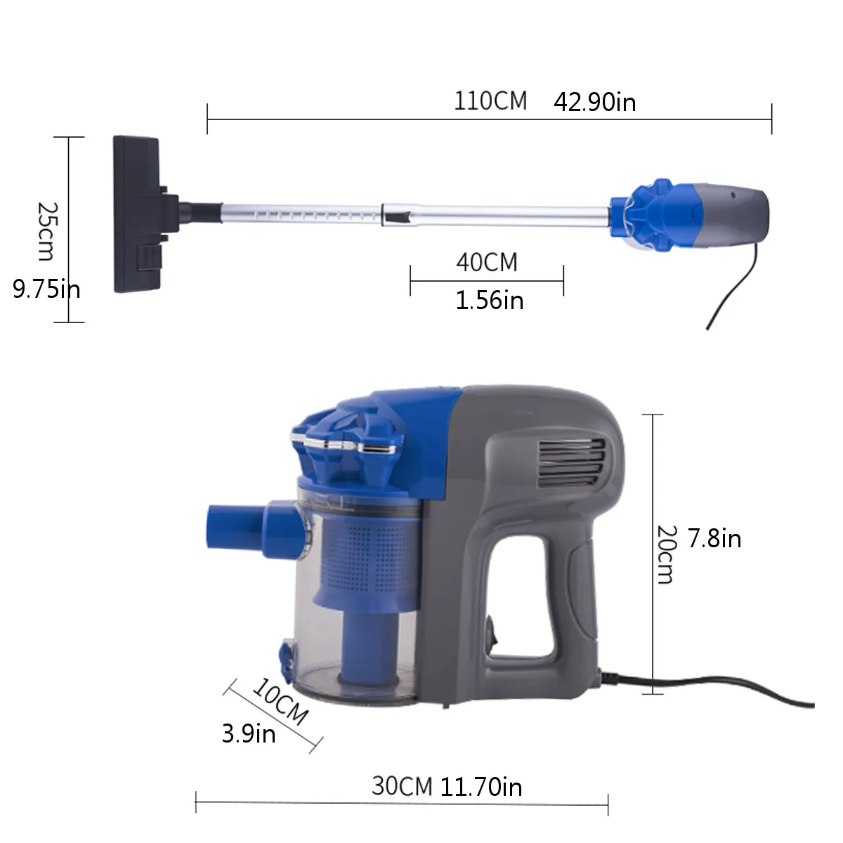 

8600Pa Strong Suction Household Vacuum Cleaner High Power Handheld Vertical Sweeper Machine for Car Pet hair Carpet Floor