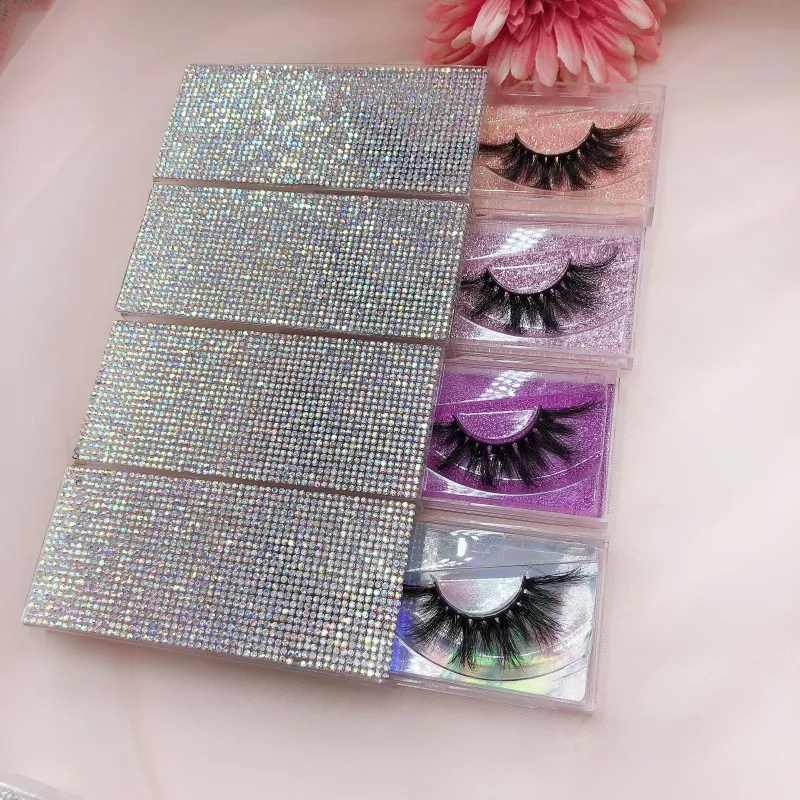 Стразы упаковка для ресниц подарочные коробки пустой держатель 10 шт./50 коробок