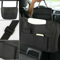 leather black car organizer crevice net pocket handbag holder purses organizer car seat storage bag car accessories interior