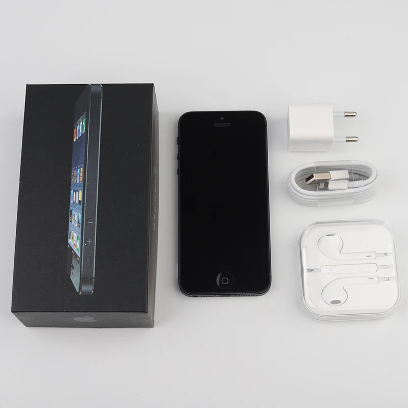 Apple iphone 5 мобильный телефон 16 Гб/32 ГБ/64 Гб ПЗУ IOS 4,0 дюймов 8MP wifi gps заводской разблокированный смартфон