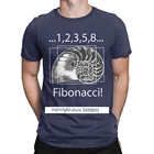 Мужские топы, футболка Fibonacci Sequence, удивительные футболки, камисас, Золотое соотношение, математика, технический гик, Футболка Harajuku, быстрая доставка