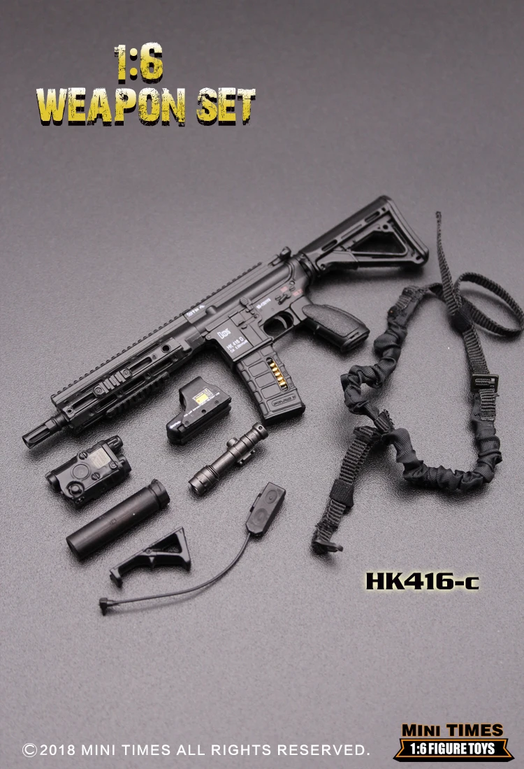 1/6 весы мини-игрушки 1/6 HK416 серии M4 винтовка оружие Модель игрушки для 1" фигурки аксессуары коллекции игрушки