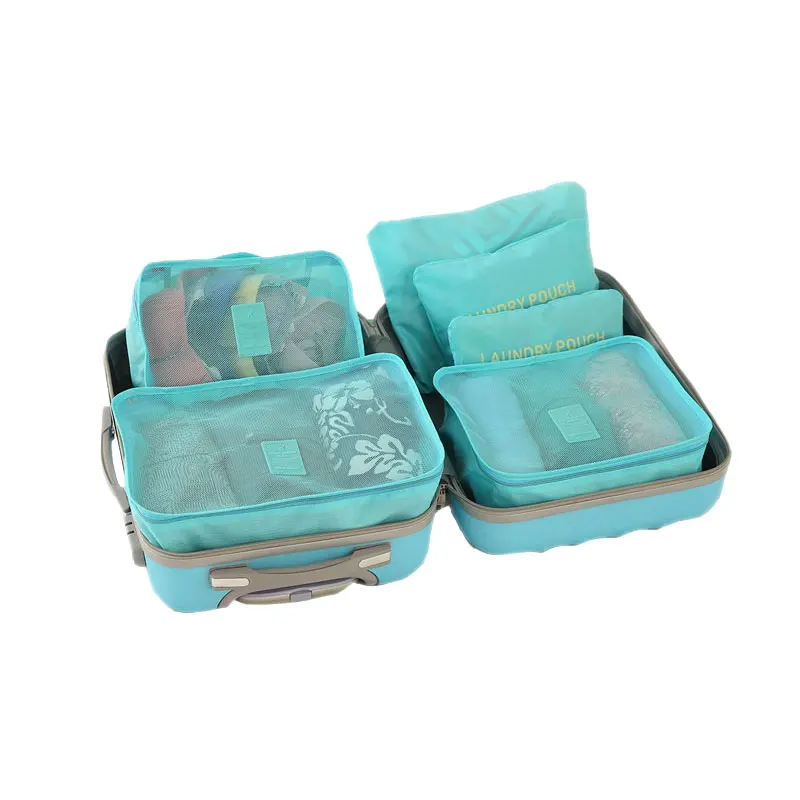 6 шт./партия компрессионная дорожная упаковка кубов для мужчин и женщин набор