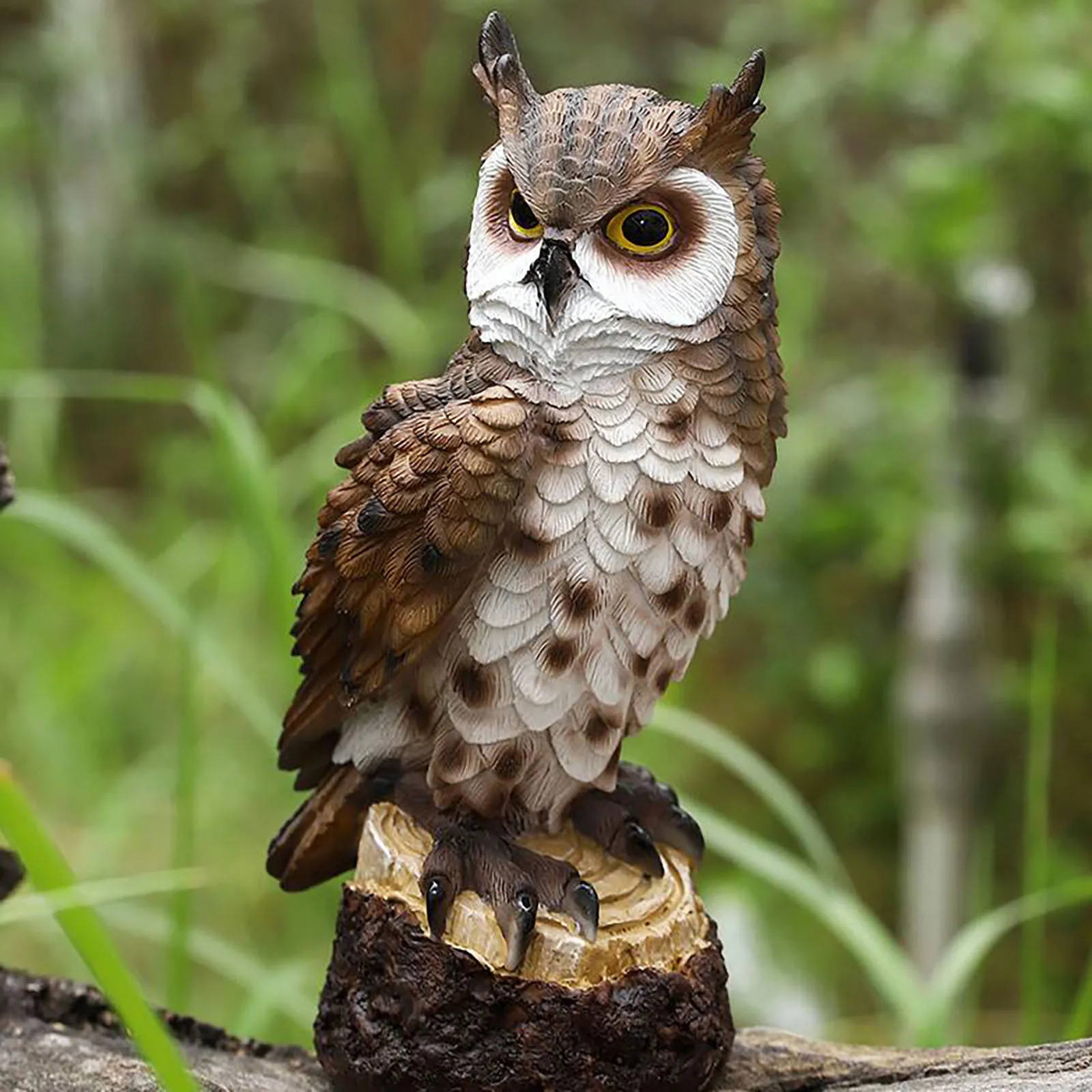 Главная садовая Смола животных ремесла Совы крыс и птицы украшения для сада | Дом