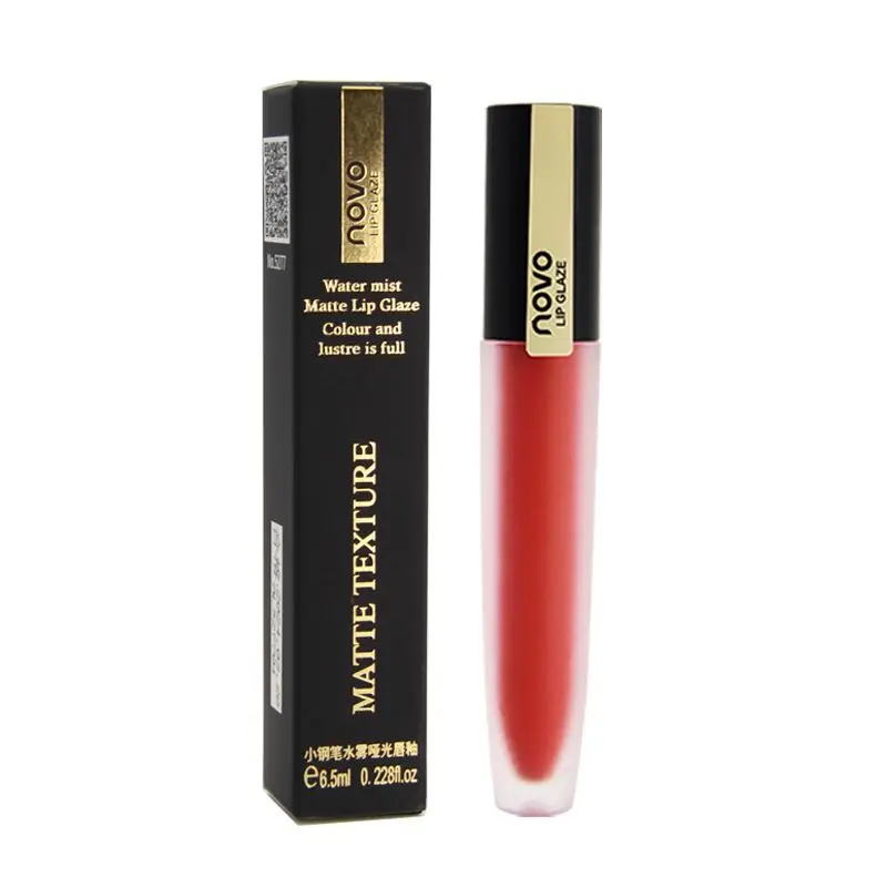 Маленькая ручка водяной туман матовая губная глазурь Стойкий цвет кирпич