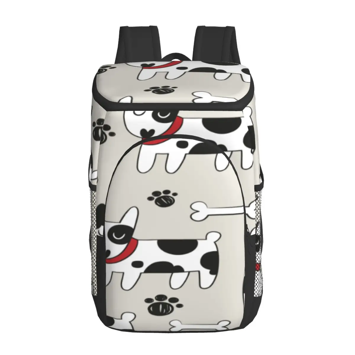 thermal backpack dog patternd waterproof cooler bag large insulated bag picnic cooler backpack refrigerator bag free global shipping
