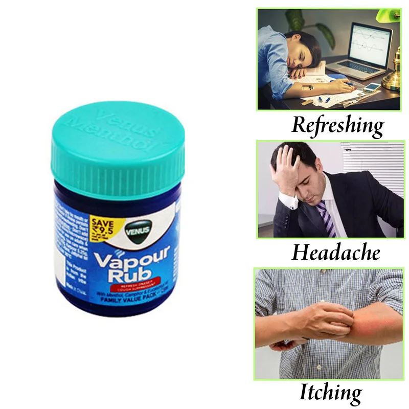 10 шт. вотрите белый Охлаждающий бальзам мазь для анти москитной головной боли