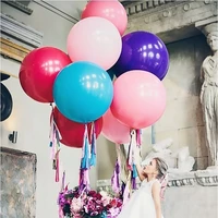 colour round latex balloons 36inch wedding decoration helium big large giant balloons birthday party decor inflatable air ball