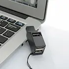 1 шт. портативный мини-концентратор USB 2,0 3,0, 3-портовый линейный концентратор, аксессуары, разветвитель, скорость 3,0, USB для ноутбука, компьютера, тонкий Высокоскоростной USB-концентратор N1Z9