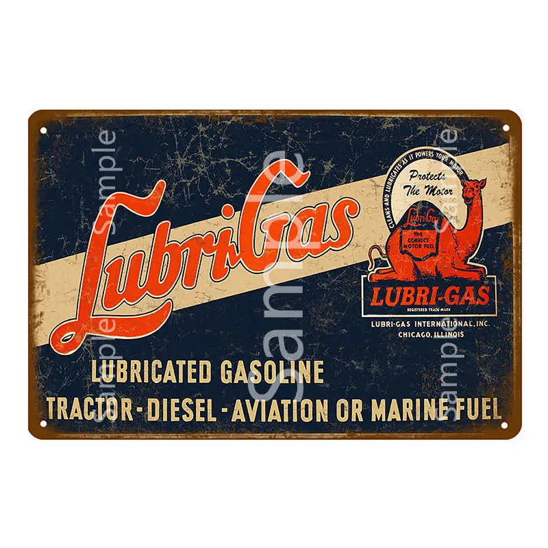 Tagolene Motor Oil Vintage Metal Sign Plaque Poster Garage Decoration Bar Pub Club Decor Gas Station Plate YK060 | Дом и сад