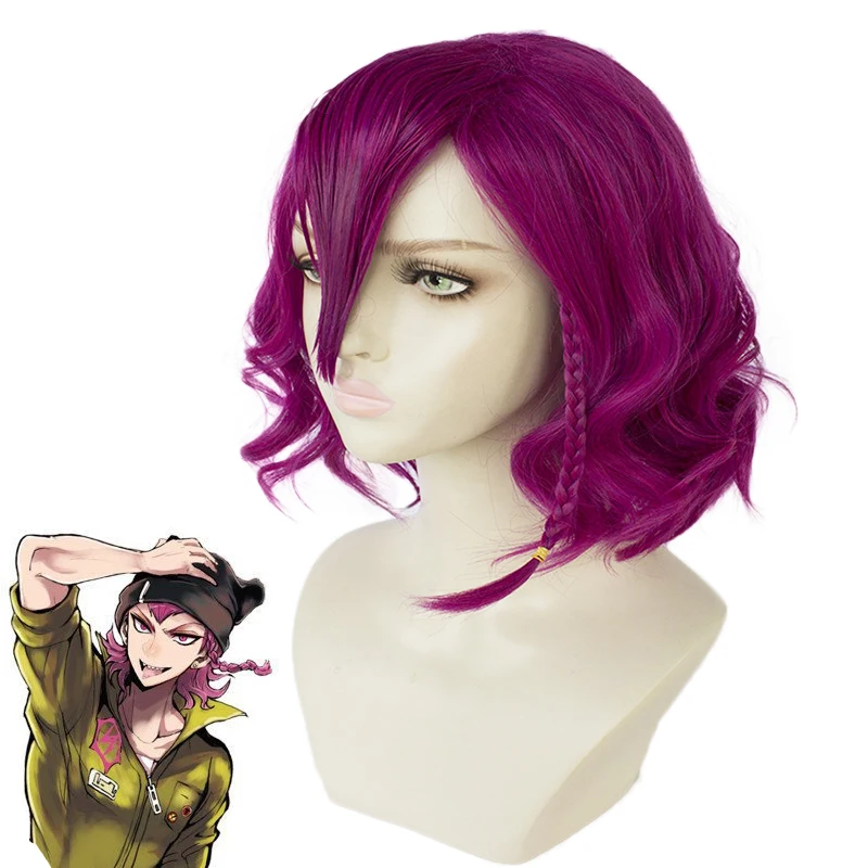 Парик для косплея Danganronpa Kazuichi Souda термостойкие синтетические волосы мужчин и