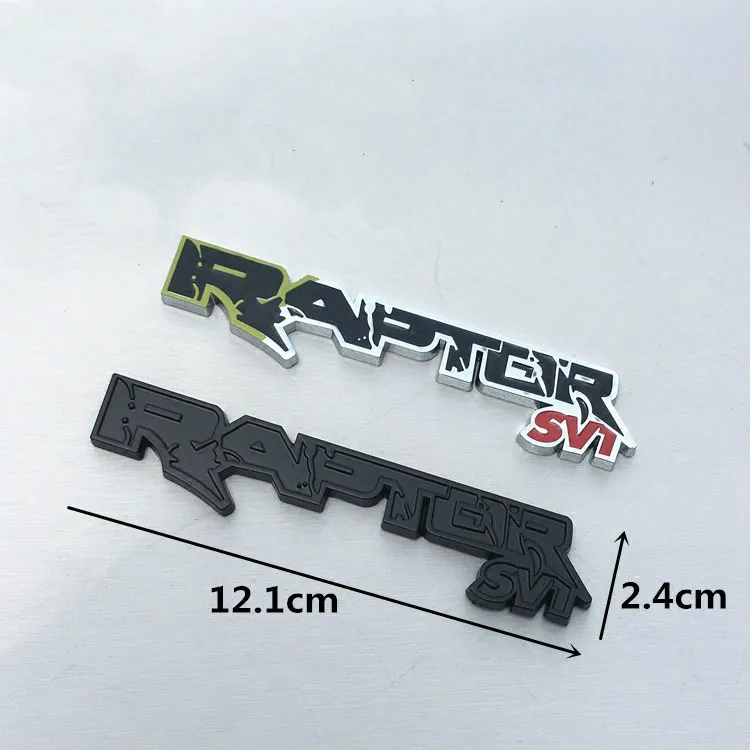 1 шт. металлическая эмблема 3D RAPTOR SVT Logo Badge Наклейки на автомобиль для Ford F150 F250 F350 F450