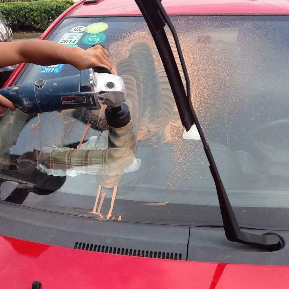 

8Pcs/Set Universal Car Windscreen Polishing Kit Auto Car Kit Remover Polishing Repair Tools Scratch Scratch Glass L8J8