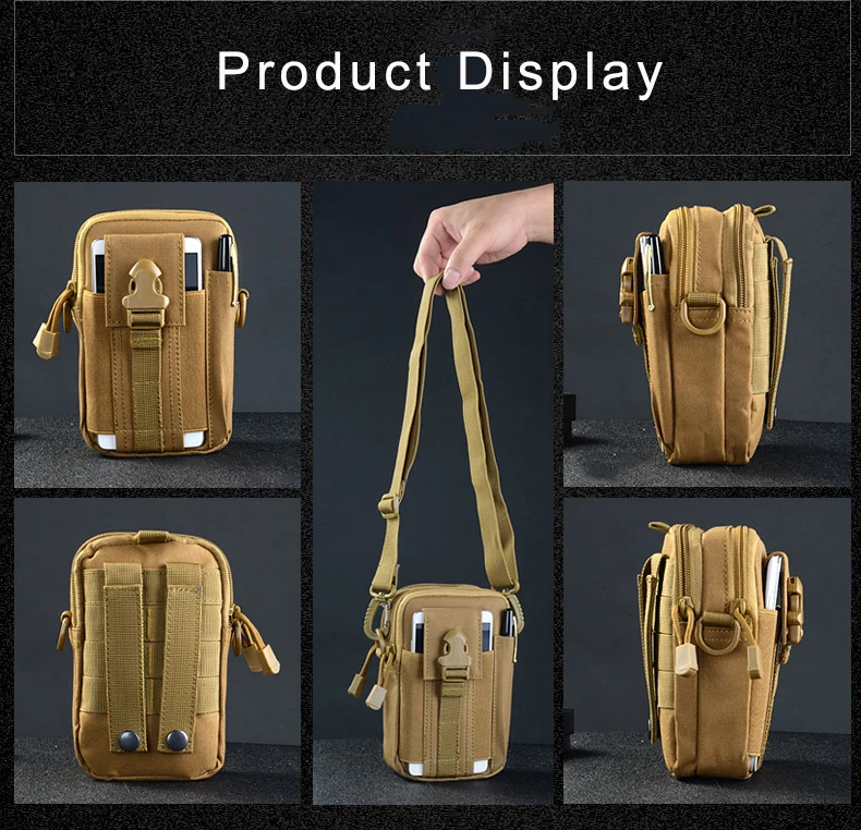 Nevenka Tactical Pouch Belt Waist Pack Bag Travel Camping Bags Small Pocket Military Waist Pack Running Pouch Soft back