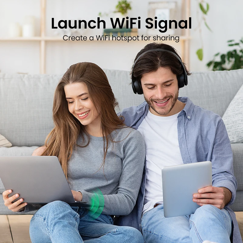 Wi-Fi адаптер UGREEN беспроводной 650 Мбит/с USB 2 4 ГГц и 5G сетевая карта для ПК компьютера