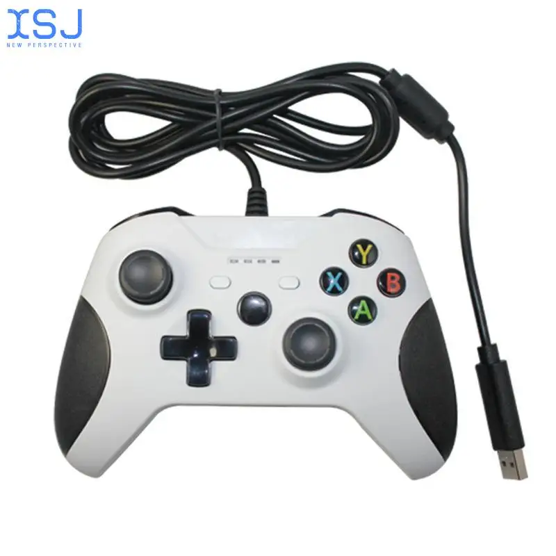 

Suitable for Pc Color Box Packaging Xboxone Host Non Stacking Dual Vibration Wired Game Handle 3D Rocker