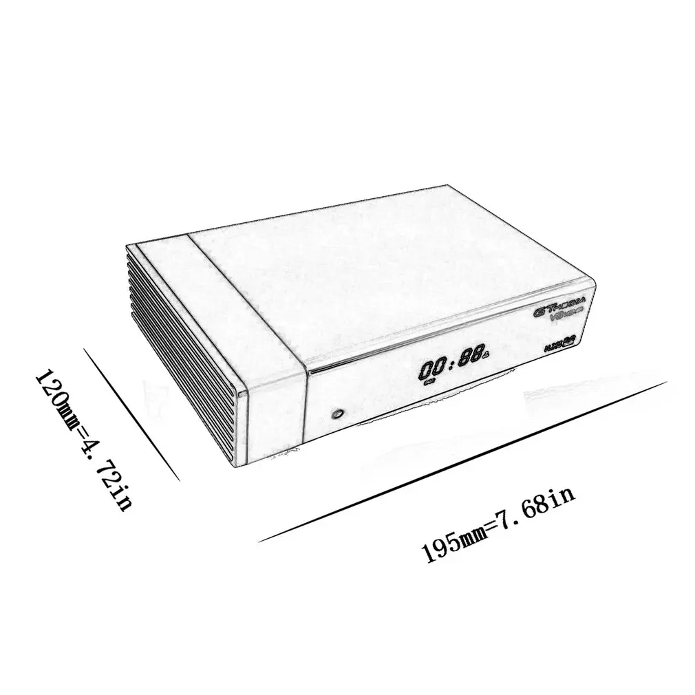 

Gtmedia V8 Nova Freesat Satellite Digital Satellite TV Receiver Supports H.265 Built-in Wifi V8 Super Receiver