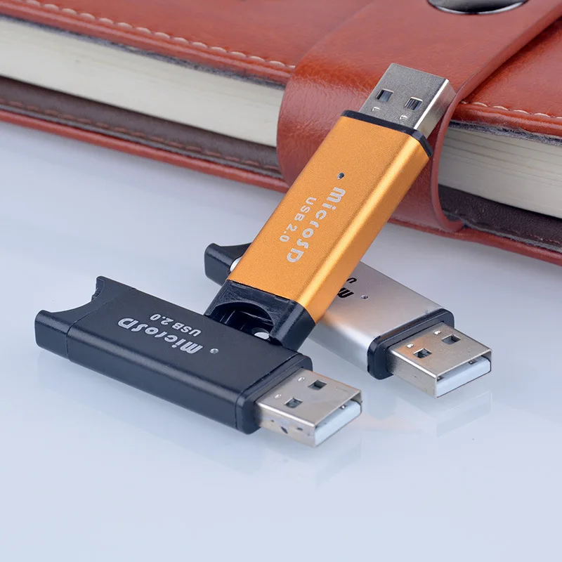 Высокий кард-ридер для ПК USB 2,0 считывание TF карт памяти адаптер Компьютерные принадлежности с USB женский интерфейс