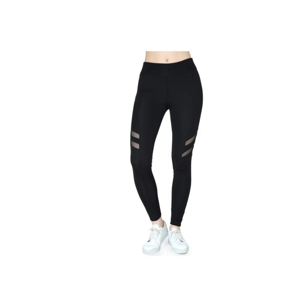 Black Tulle Detailed Sports Tights (221)