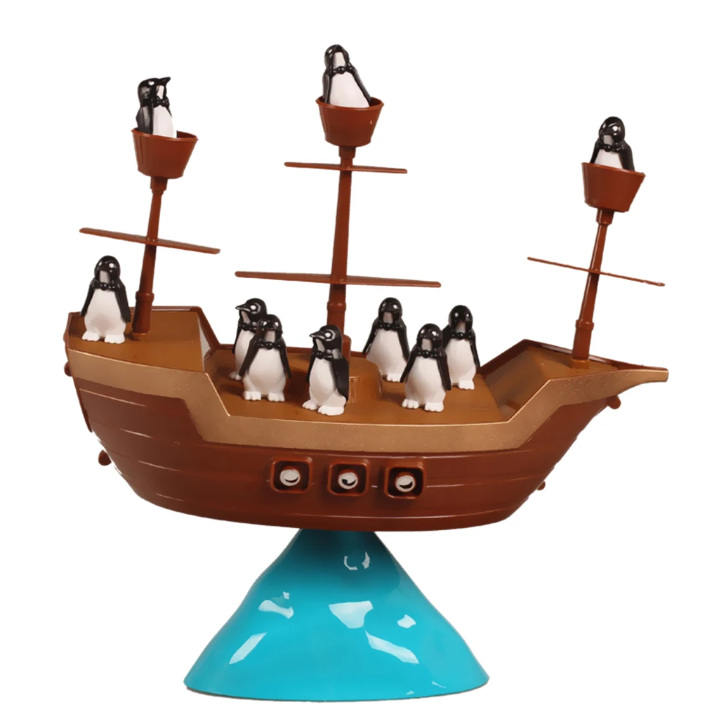 Plastic Educational Learning Toys Penguin Pirate Boat Toy Birthday Gift | Спорт и развлечения