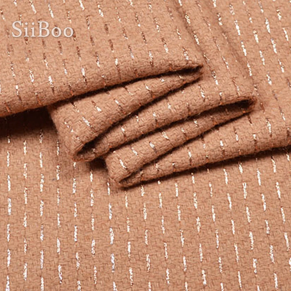 Шерстяная ткань в полоску британском стиле роскошный металлик для осенне-зимних