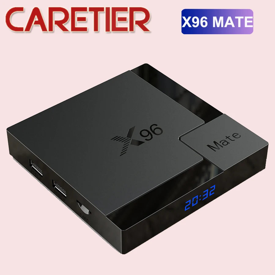 

5PCS X96 Mate Android 10.0 Smart TV BOX 32GB/64GB 4K 1080p Youtube Media Player Set Top Box PK T95 H96 MAX 2.4G-5G Wifi TV BOX
