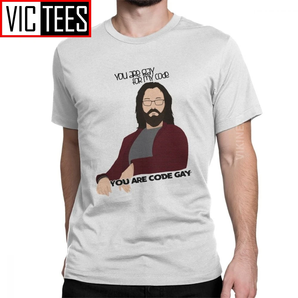 Gilfoyle наконечник Кремниевая долина футболка для мужчин Aviato Hooli Geek Tv Nerd Ричард