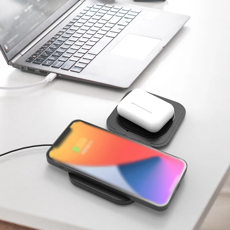 3 в 1 складное Беспроводное зарядное устройство 10 Вт | Мобильные телефоны и