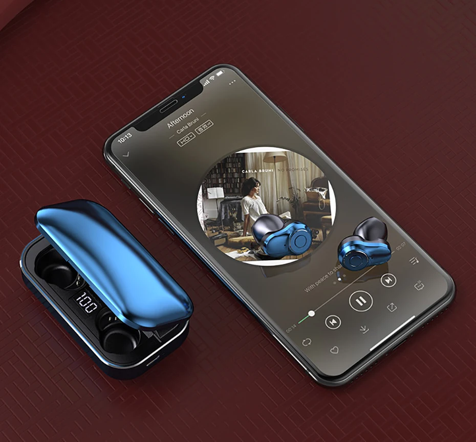 TWS, Bluetooth наушники, стерео звук, беспроводные наушники, Bluetooth 5,0, HD вызов, беспроводная Bluetooth гарнитура с 3500 мАч, внешний аккумулятор