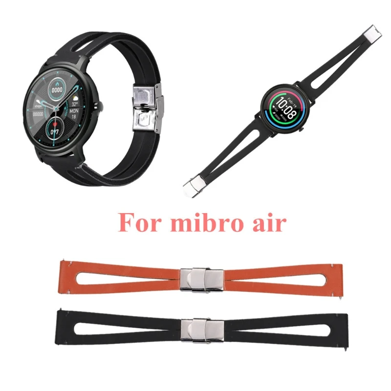

High-Quality Handmade Belt Strap Soft Sport Waterproof Wrist Band Watchband Bracelet Accessors For xiao-mi Mibro Ai Smart Watche