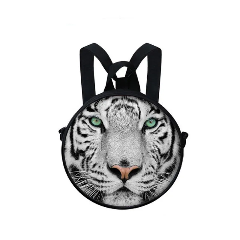 Круглый школьный рюкзак THIKIN для мальчиков и девочек детский с 3D рисунком