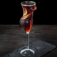 drinkware cocktail whiskey vodka bar wine glasses adult tumbler cup goblet individuality creative human body shape