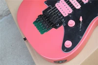 order booking 6 strings guitar pink redguitartremolo bridge hsh pink pickupsblack buttonsmaple fingerboard shell inlay