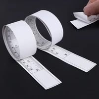 self adhesive metric measure tape vinyl silver rulers for sewing machine sticker