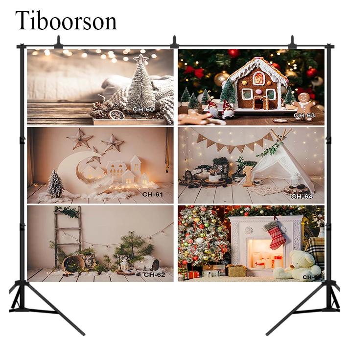 

Рождественская фотография фоны камин Рождественская елка Подарок Новорожденный портрет зимняя семейная фотосессия