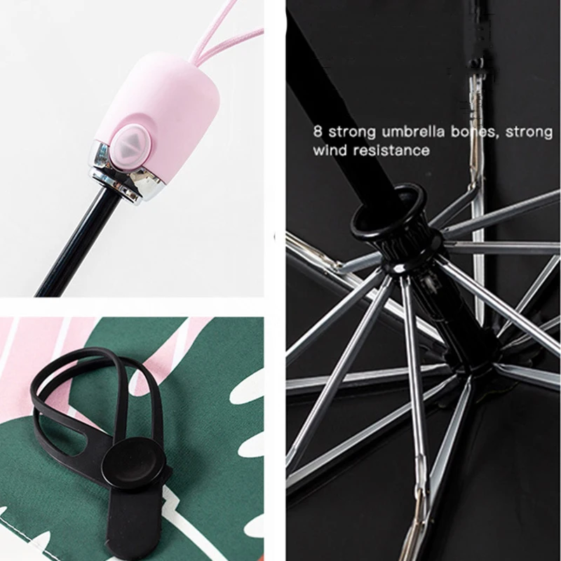 Винтажный женский зонт от дождя с УФ-защитой и цветочным рисунком шикарная