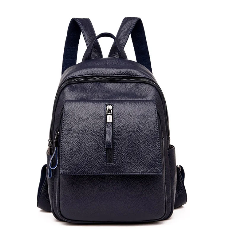 

YOUSE Brand 2021 New Fashionable Backpack Retro Soft Leather Ladies Casual Travel Bag Student Backpack Cute Backpack Bookbag