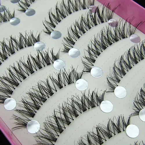 10 пар в комплекте 3D норковые ресницы натуральные густые накладные черный длинный