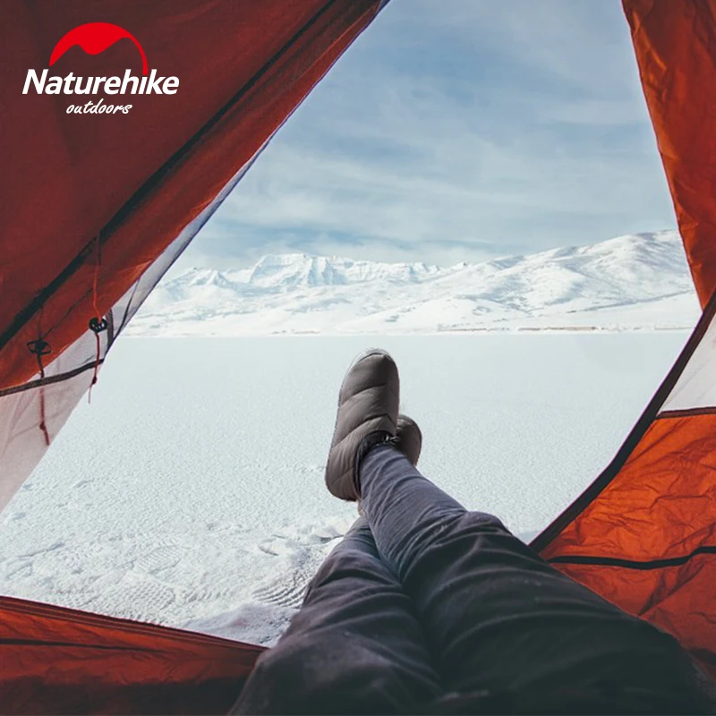 Сверхлегкие ботинки Naturehike теплые туфли на низком каблуке 200 г Нескользящие
