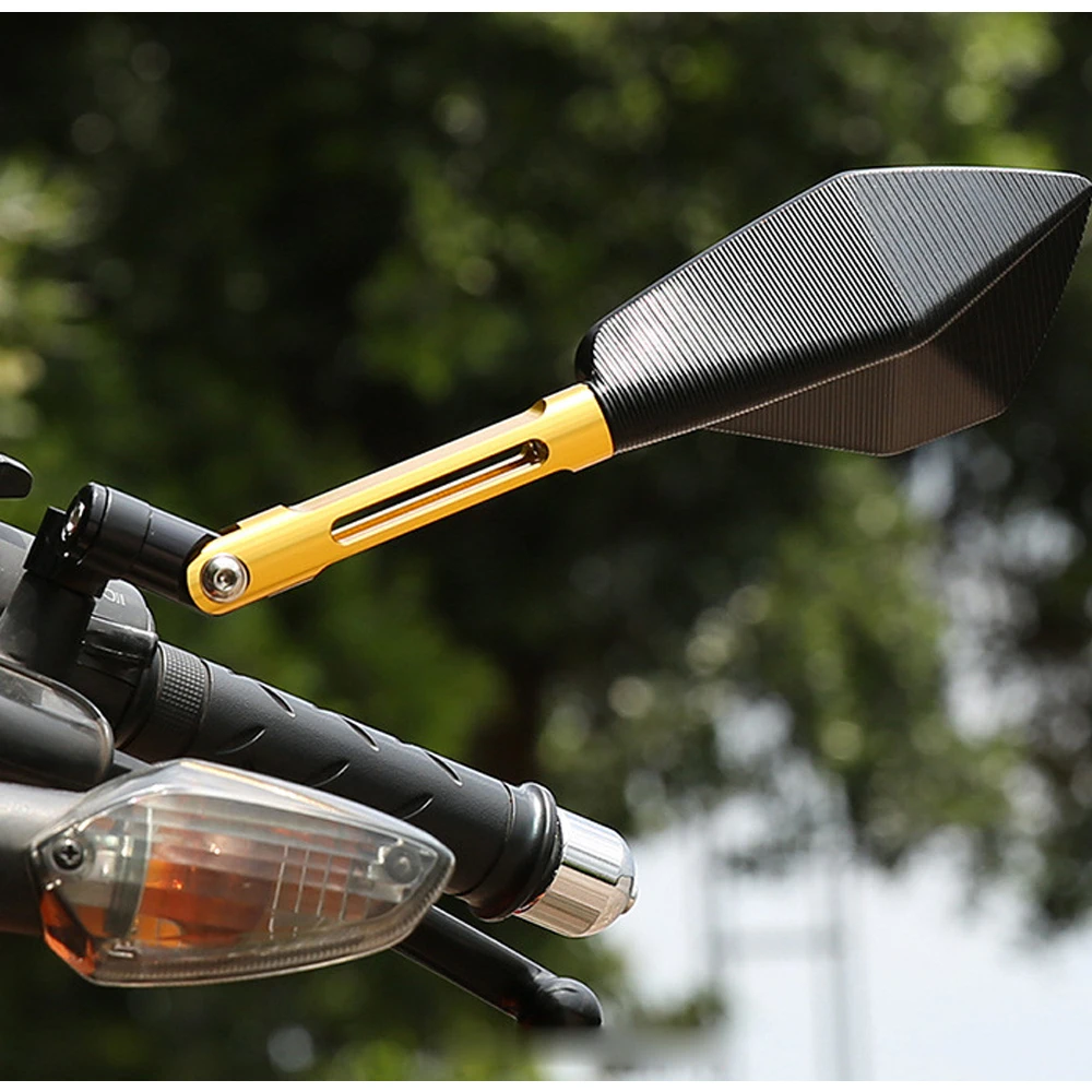 Зеркало заднего вида для мотоцикла 8/10 мм с ЧПУ|Боковые зеркала и аксессуары| |