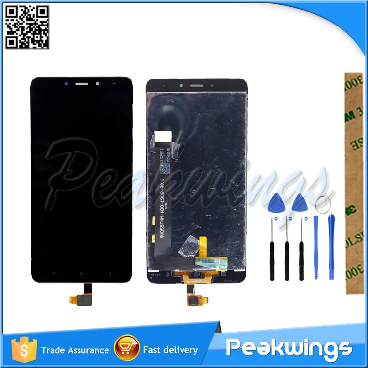 Протестированный ЖК дисплей для Xiaomi Redmi Note 4 с рамкой в сборе и сенсорным экраном