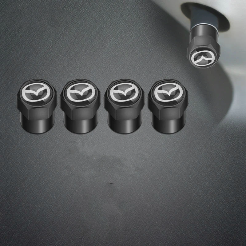 4 шт. Авто клапан для шин кепки стикеры пылезащитный колпачок шины mazda 3 6 CX 5 CX5 Artzma