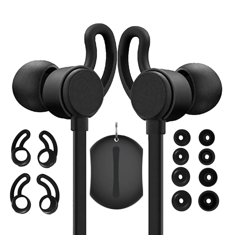 

1Set Anti-slip Earpads Earbuds Silicone Case In-Ear Eartips Anti-shedding Earphone Cover for -Beats X Urbeats 3.0